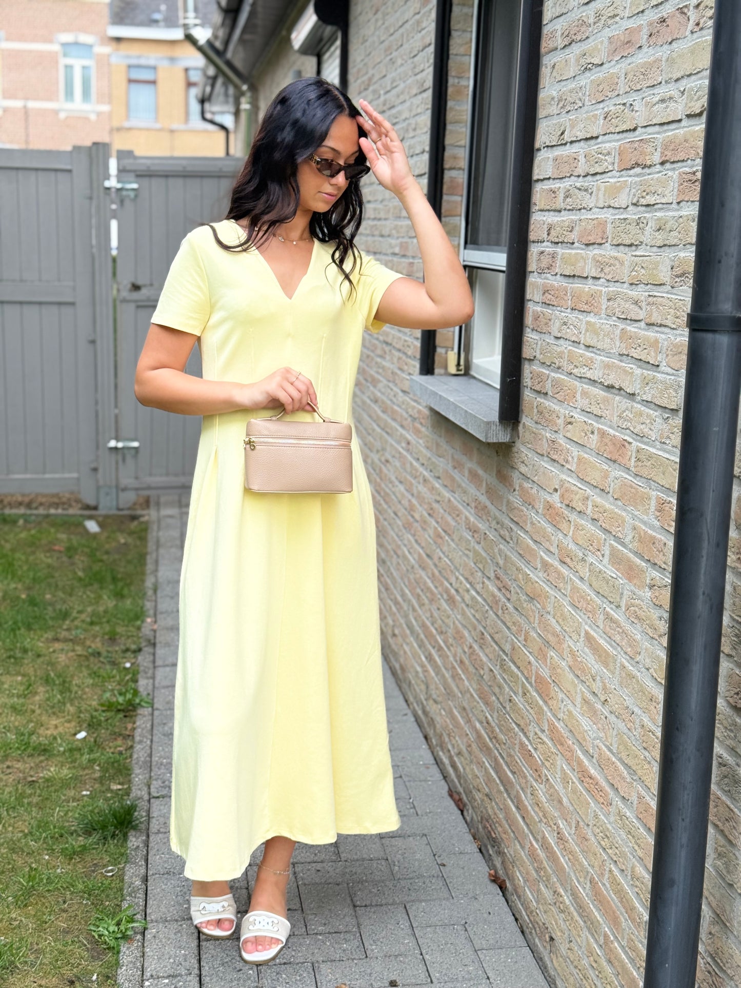 Robe « jaune Mimosa »