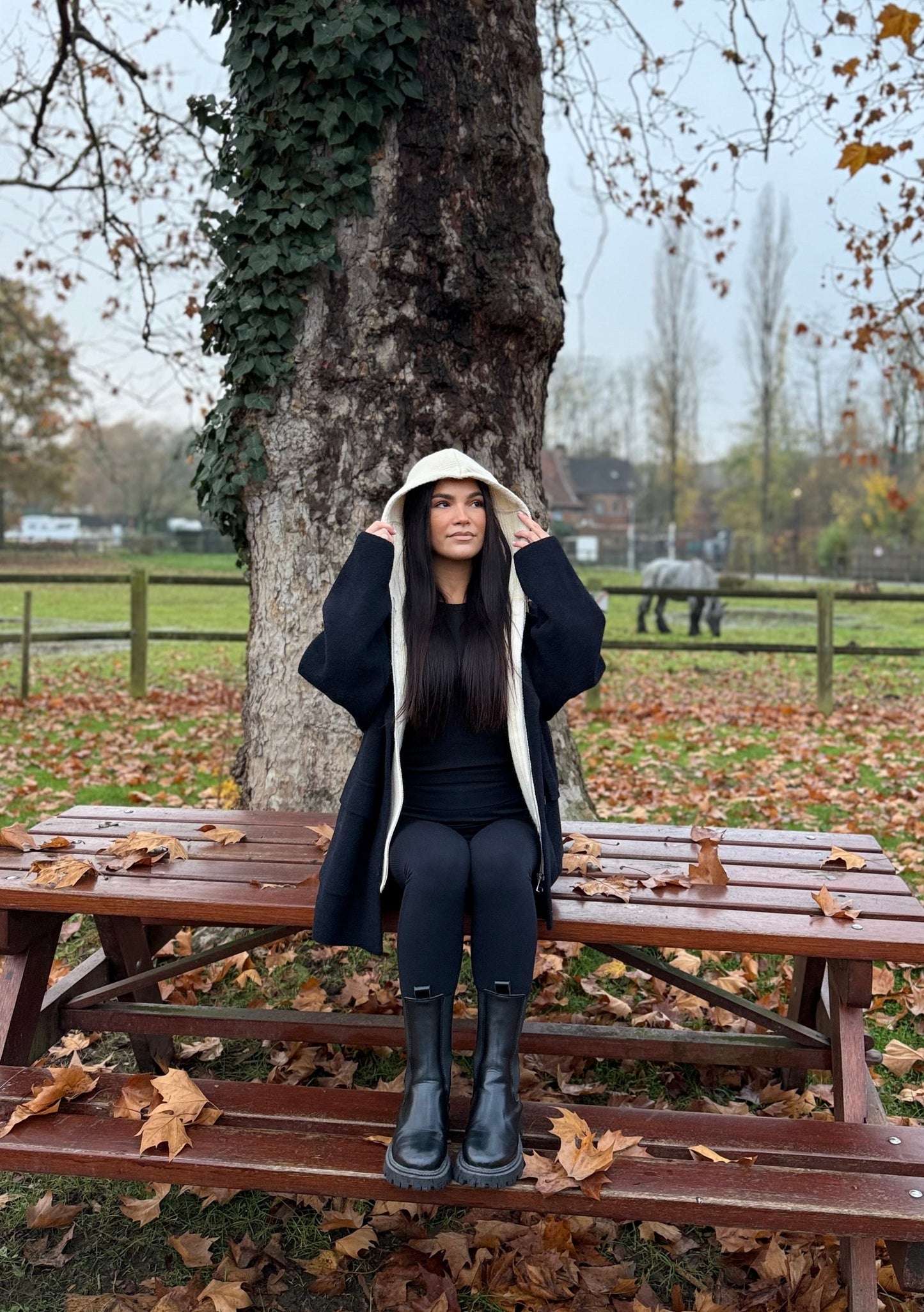 Blazer veste à capuche