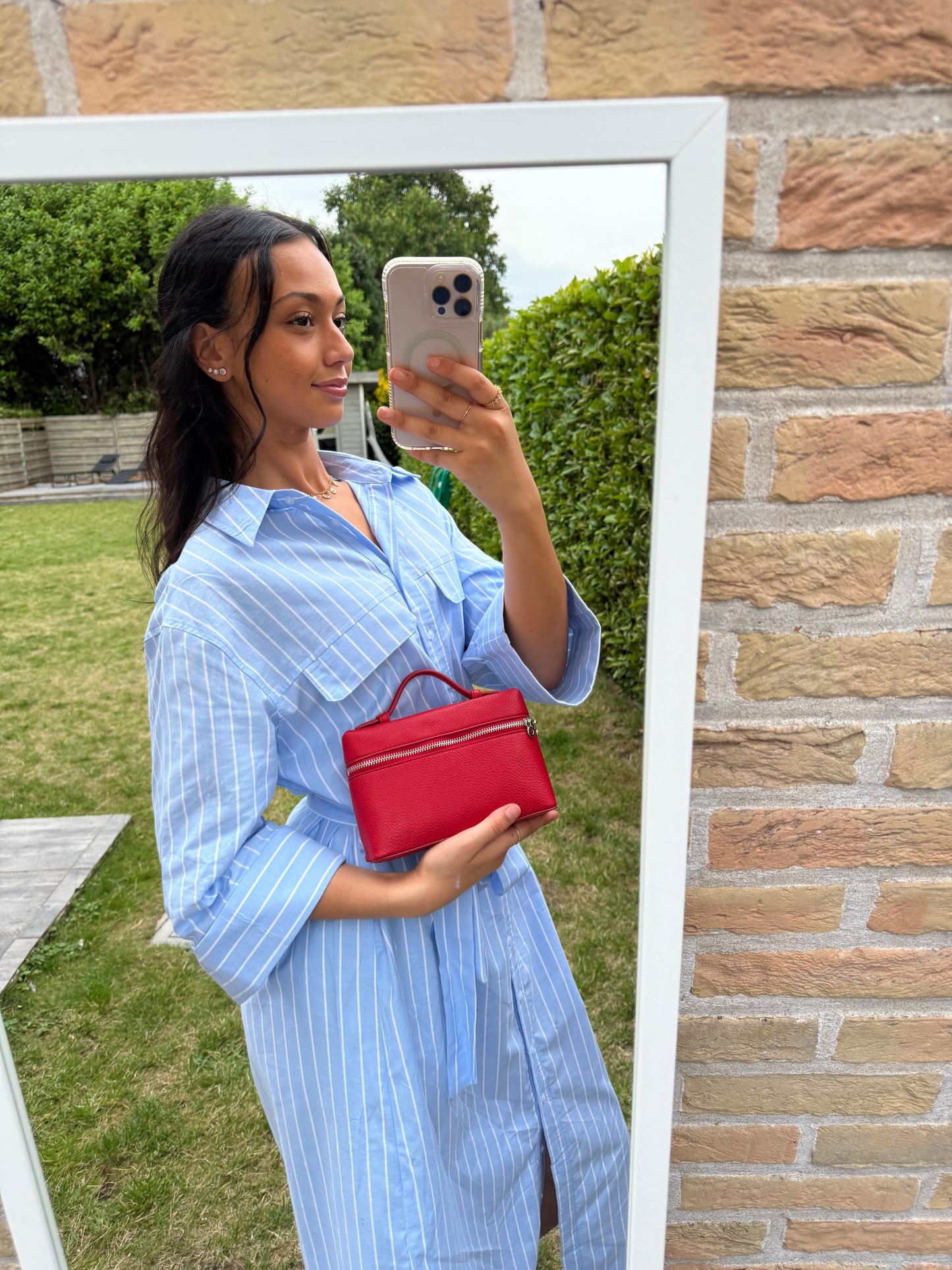 Robe chemise « Bleu Riviera »