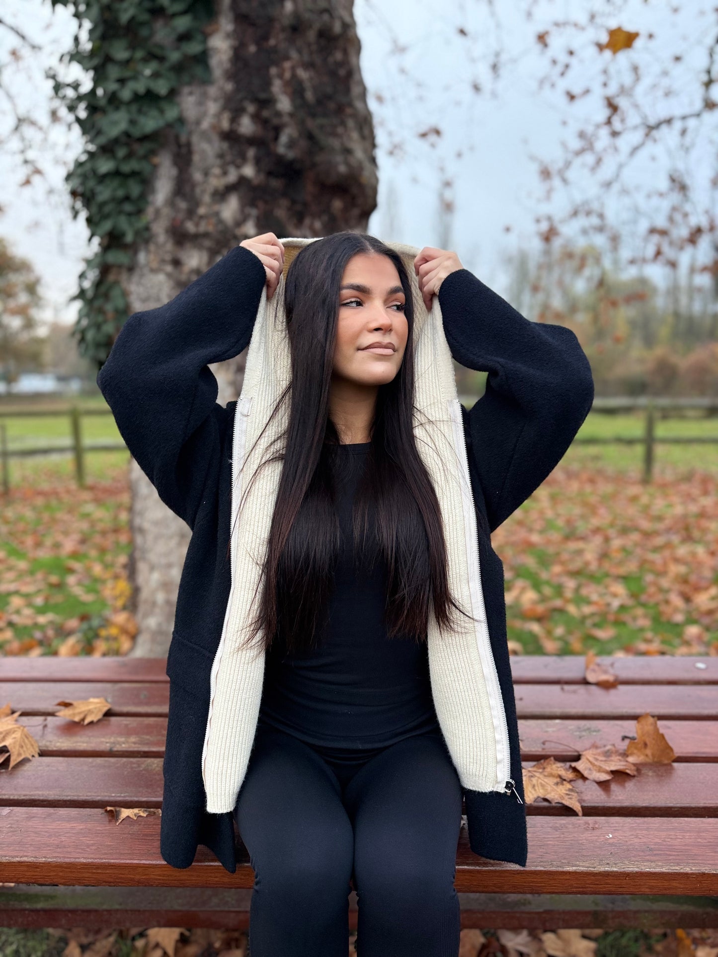 Blazer veste à capuche