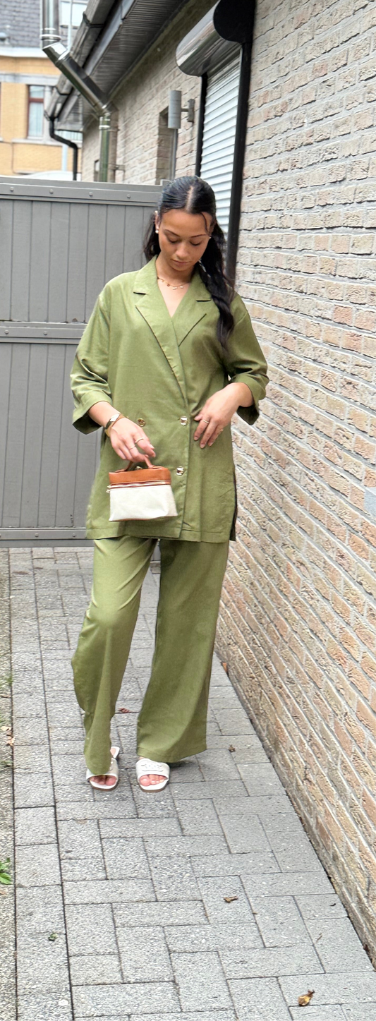 Tailleur « Horizon Kaki »